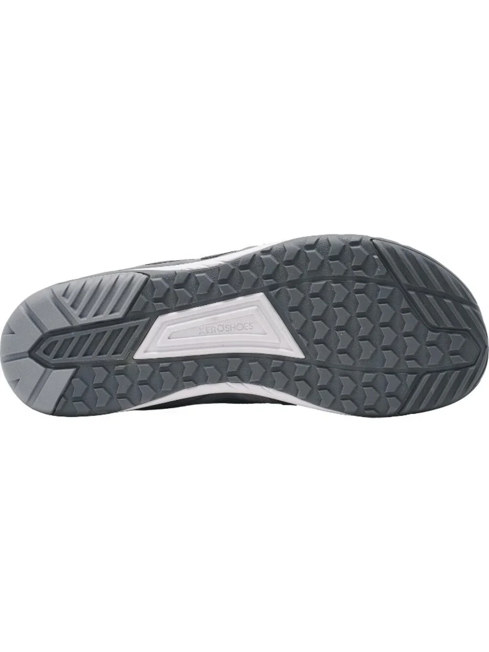 Xero Men's Steel Gray Rubber Lightweight Lace Up Running Classy Athletic Shoes